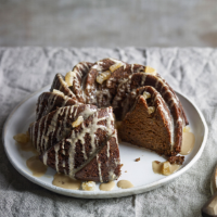 Squash and ginger bundt cake with buttermilk drizzle