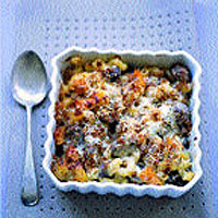 Squash and mushroom macaroni cheese