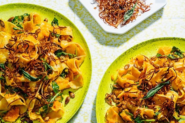 Squash and sage pasta