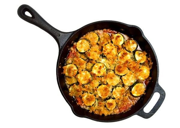 Squash and tomato gratin
