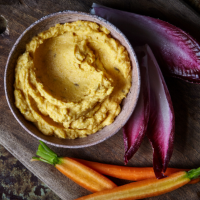 Squash, butter bean and tahini dip
