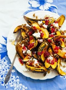Squash claws w/ stewed currants