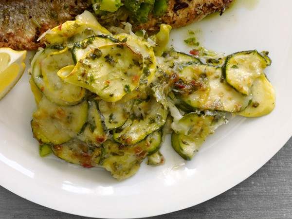 Squash gratin