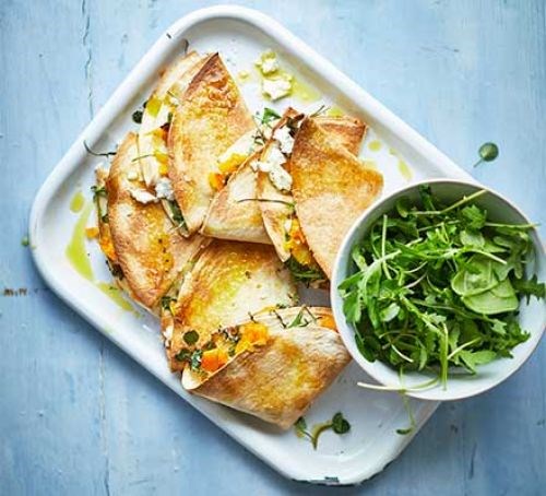 Squash quesadillas 