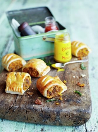 Squash, sage & chestnut rolls