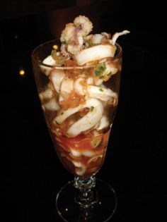 Squid cocktail (Cocktail de calamares)