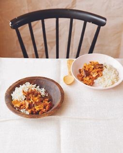 Squid curry (Kanavai kari)