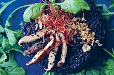Squid ink two ways