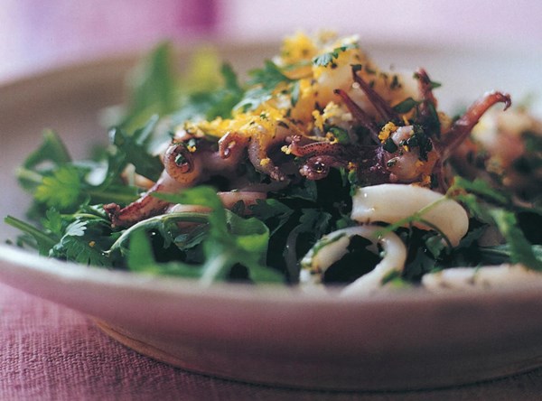 Squid salad (Salade de calamari)