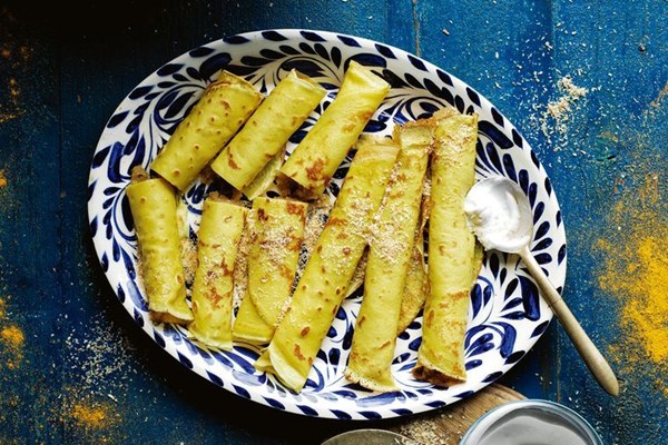 Sri Lankan coconut pancakes (Pani pol)