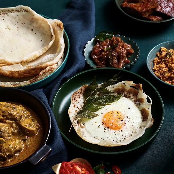 Sri Lankan hoppers [Travin de Hoedt]