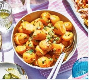 Sriracha & lime potato salad
