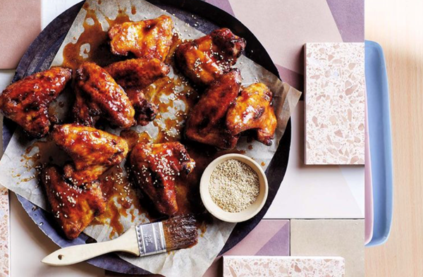 Sriracha, ginger and honey wings
