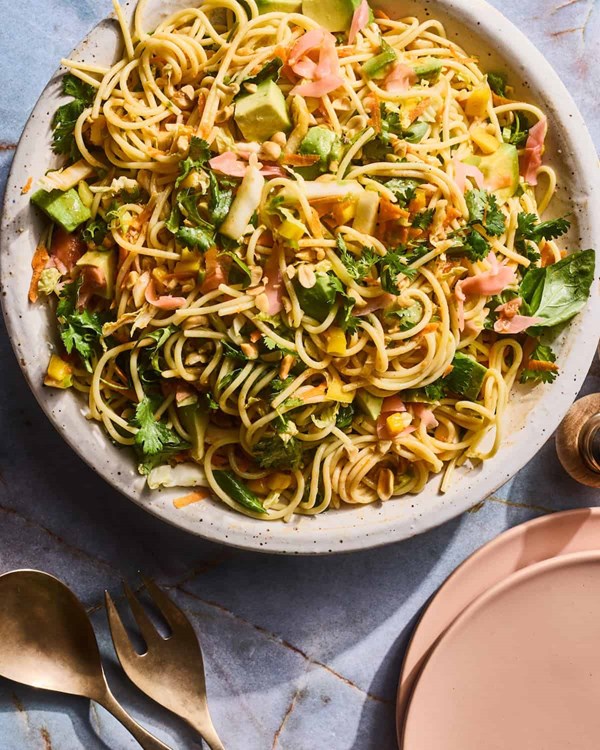 Sriracha lime noodle salad