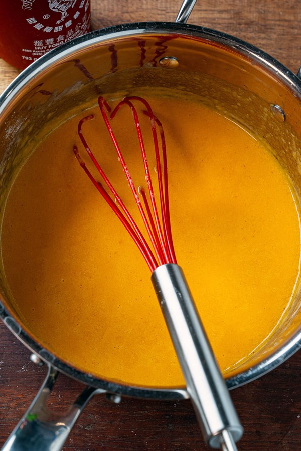 Sriracha nacho cheese sauce