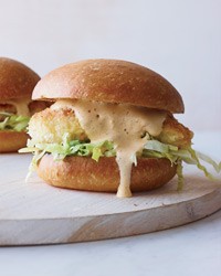 Sriracha-ranch foam