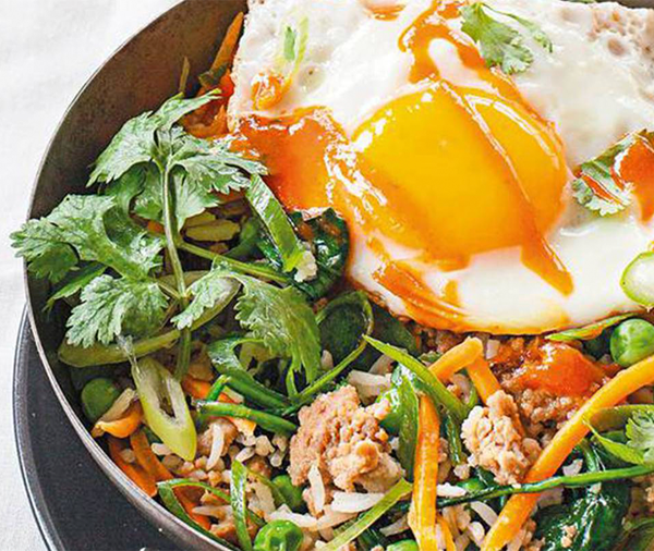 Sriracha sesame fried rice