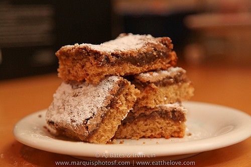 St. Louis gooey butter cake reworked (unprocessed and gluten free)
