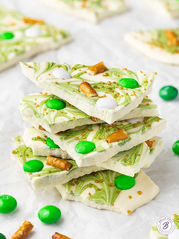St. Patrick’s Day chocolate bark