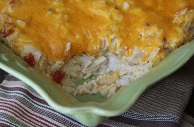 Stacey's Mexican chicken casserole