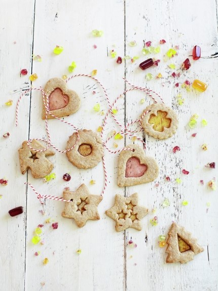 Stained glass biscuits