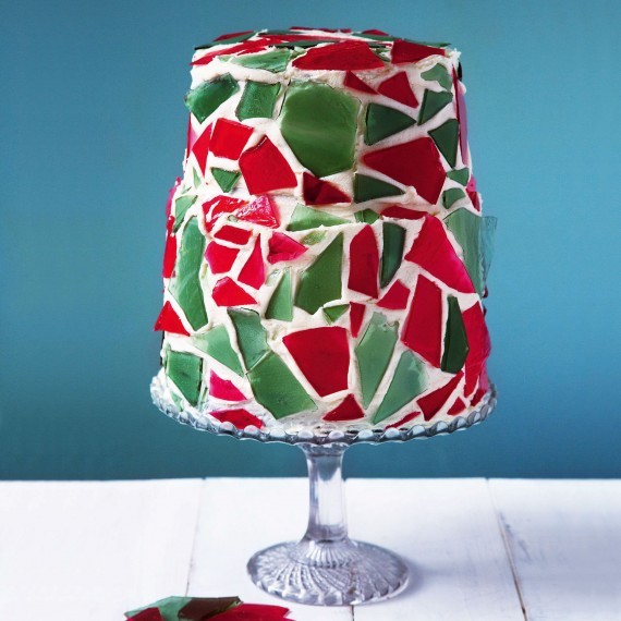 Stained glass cake