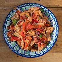 Stale bread from a Michelin-starred chef (Oud brood van een sterrenchef, panzanella) [Michel van der Kroft]