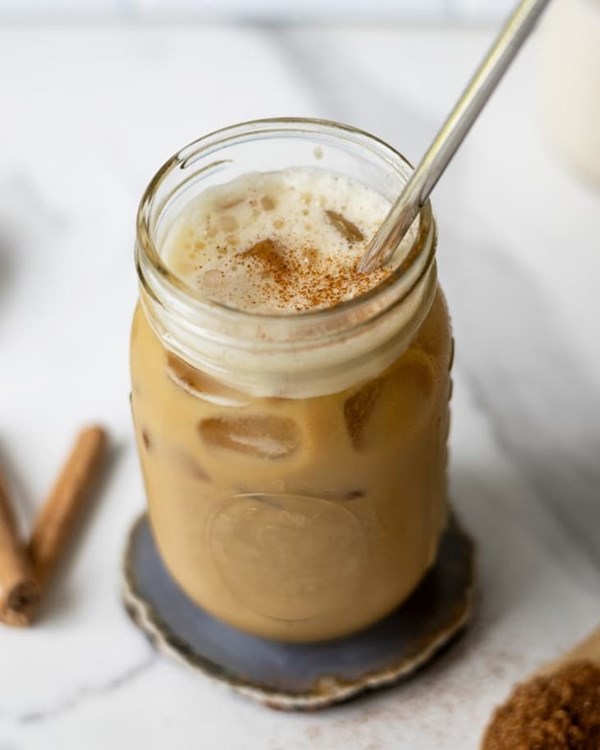 Starbucks’ famous iced brown sugar oatmilk shaken espresso