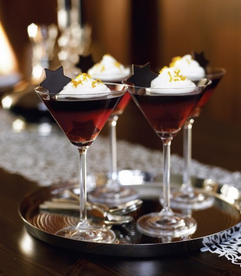 Starry Christmas cranberry jellies