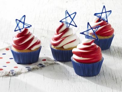 Stars and stripes cupcakes