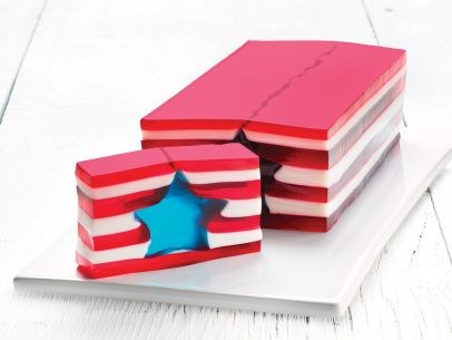 Stars-and-stripes gelatin