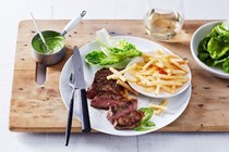 Steak & chips with Bearnaise mayonnaise