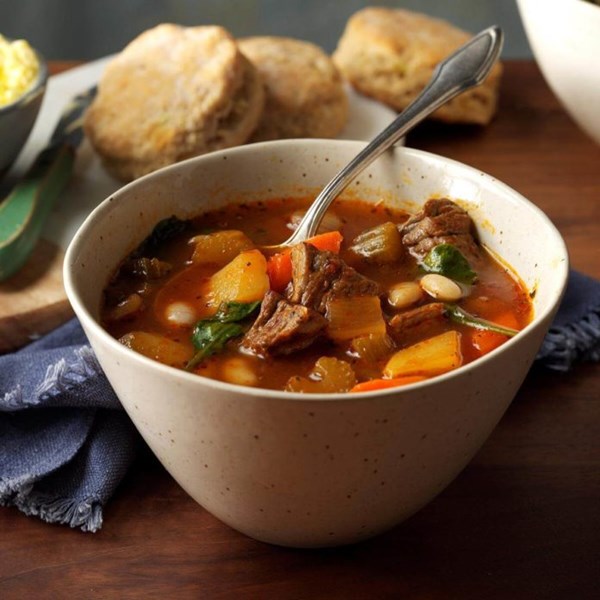 Steak & vegetable soup