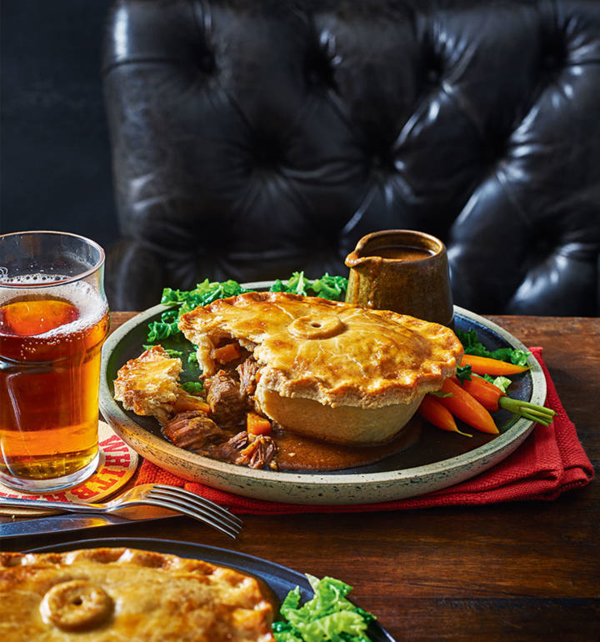 Steak and ale pie [Thomas Frake, The Wheatsheaf]