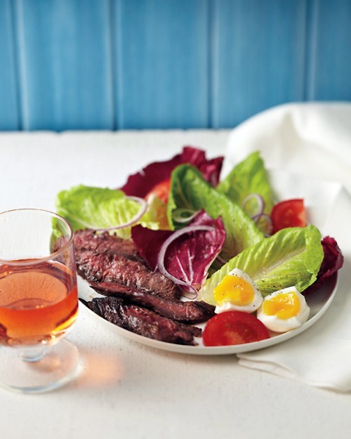 Steak and egg salad