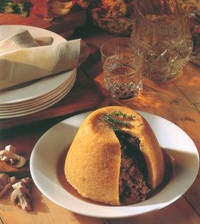 Steak and kidney pudding
