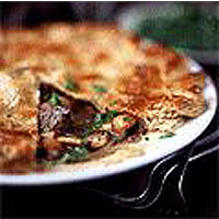 Steak and mushroom pie