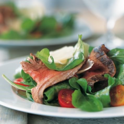 Steak, arugula & pecorino salad