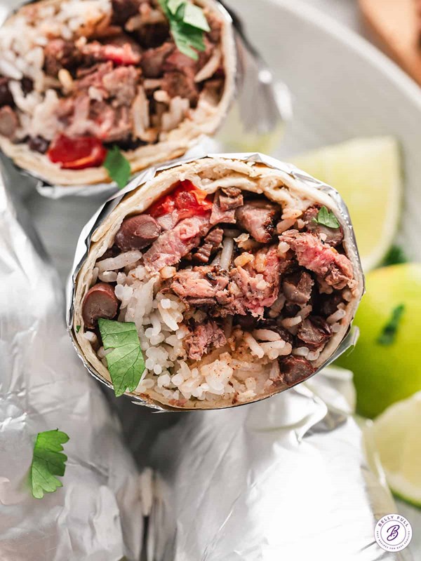 Steak burrito (Chipotle copycat)