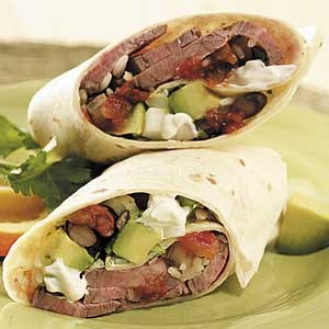 Steak burritos