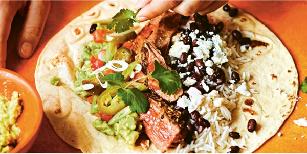 Steak burritos