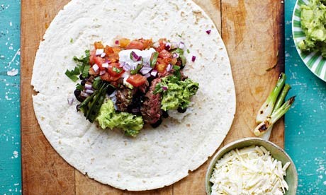 Steak burritos