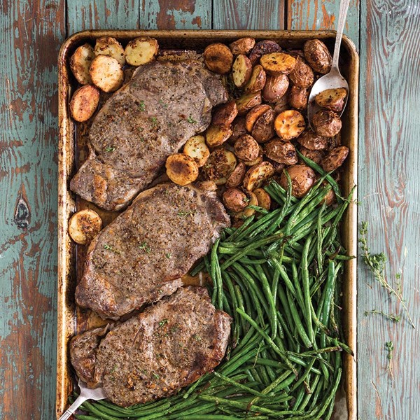Steak dinner