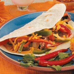 Steak fajitas