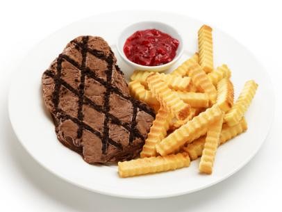 Steak frites cake