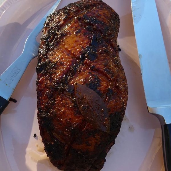 Steak from the breast of fattened duck (Lou magret)