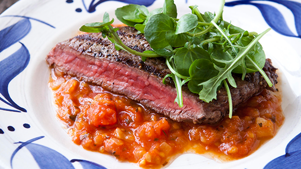 Steak pizzaiola