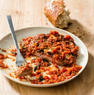 Steak pizzaiola