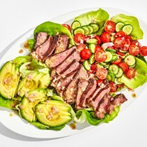 Steak salad with shallot vinaigrette