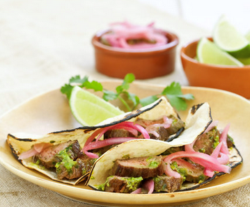 Steak tacos